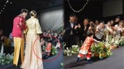 秋瓷炫于晓光婚礼儿子镜头首曝光，穿中式礼服推学步车呆萌可爱！