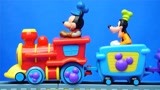 迪士尼玩具过家家 米奇妙妙屋 米老鼠的火车轨道玩具 