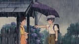 龙猫：男孩看到女孩在躲雨，竟直接把伞给她就跑，真是个愣头小子