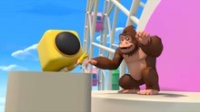 百变布鲁可教育短片 第662集 大猩猩爬上了摩天轮才发现自己恐高