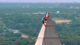 英雄归来：蜘蛛侠电梯惊魂，为了救女神，这么高也敢跳下去啊？