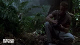 侏罗纪公园3：霸王龙厮杀凶猛棘龙，竟被一口扭断脖子！太可怕