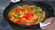 广式砂锅咖喱虾做法，配料和步骤都很简单，比油焖大虾还好吃