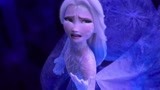 《冰雪奇缘2》艾莎女王得知真相，想逃却来不及，被瞬间冻成冰雕