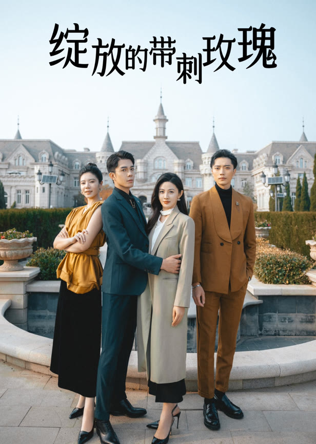 绽放的带刺玫瑰