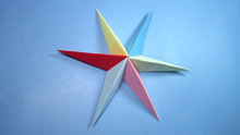 创意diy手工折纸六角星