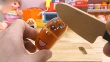 珍妮妞游戏 儿童玩具 面包超人切切乐玩具