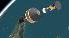 帕克太阳探测器与火箭助推器太空分离动画