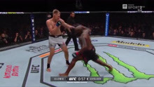 UFC229 德里克·刘易斯危急关头一记摆拳扭转局面TKO对手！