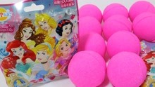 迪士尼公主泡澡球玩具