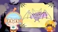 可爱的紫色小蝙蝠
