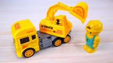 玩具车视频大全 跑车挖掘机挖土表演视频