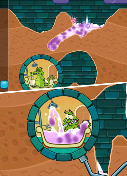 【柠檬小主cc】鳄鱼小顽皮爱洗澡游戏  :毒水进了顽皮浴缸游戏