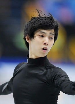 花滑世錦賽羽生結弦進行賽前訓練