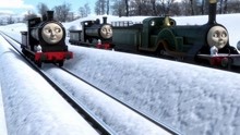 托马斯小火车动画游戏集锦：艾蜜莉把唐诺和道格拉斯惹生气了！