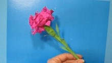 纸花康乃馨的制作方法