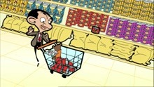 憨豆先生在超市乱搞 服务员被他搞烦了