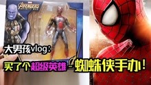 大男孩Vlog：买了个超级英雄蜘蛛侠手办！直男的快乐就是这么
