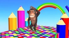 小猴子玩闯关游戏认动物