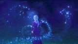 冰雪奇缘2：冰雪女王艾莎释放冰魔法这幕，美的震撼，这票太值了