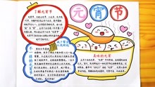 [图]这个元宵节不一样！减少聚餐，从我做起｜元宵节手抄报模板教程