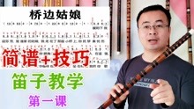 桥边姑娘笛子曲谱图片_桥边姑娘笛子简谱(5)