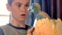 男孩得到一个恐龙蛋，孵出一只小恐龙，长大后变成霸王龙
