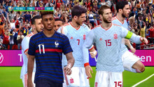 实况足球2021欧洲杯决赛：法国VS西班牙，射门全程高能