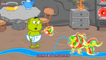 小狮子益智动画：绿宝宝家的碗全摔碎了，小狮子教大家制作餐具！