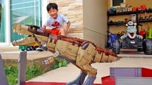 儿童亲子萌宝乐园！和小君太一起玩恐龙玩具组装！