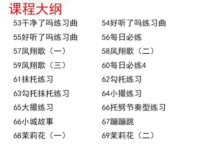 古筝入门零基础曲谱视频_古筝入门曲谱(2)