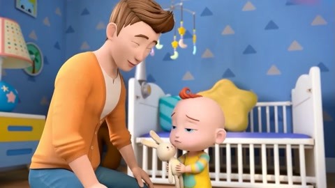 超级宝贝jojo:爸爸带的宝宝更聪明,懂得对别人说谢谢,好宝宝