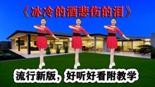 [图]DJ热歌新舞《冰冷的酒悲伤的泪》心灵抚慰，好听醉美