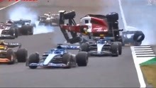 周冠宇F1英国站遭遇严重失误，多视角看事故过程