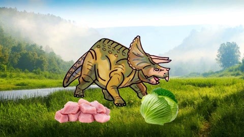 恐龙百科世界 第3集 吃草的三角龙: 吃草的三角龙