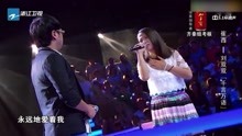 崔西刘双双合唱《千言万语》，唱得别有一番风味，观众叫好